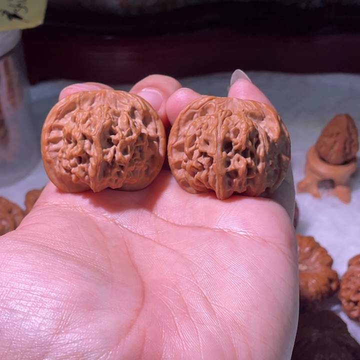 文玩核桃把件18-天地