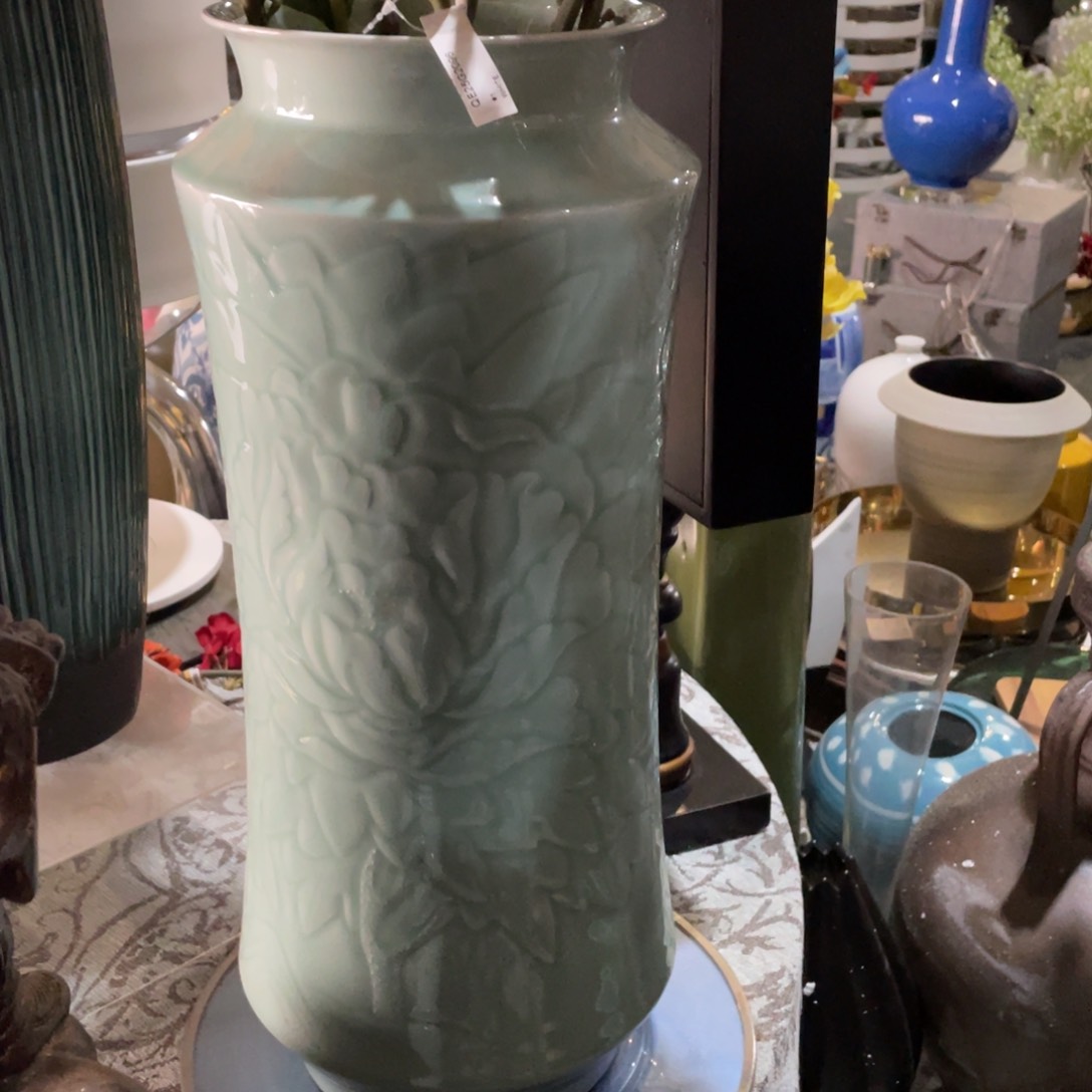 雨*陶瓷花瓶，家居摆件