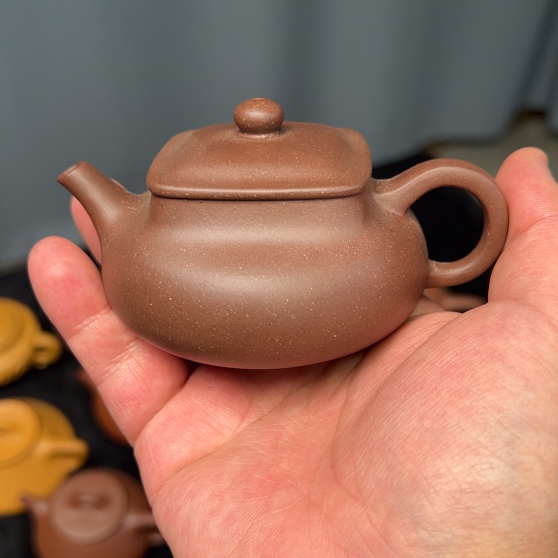 往***零紫砂茶壶100cc老紫泥乾坤