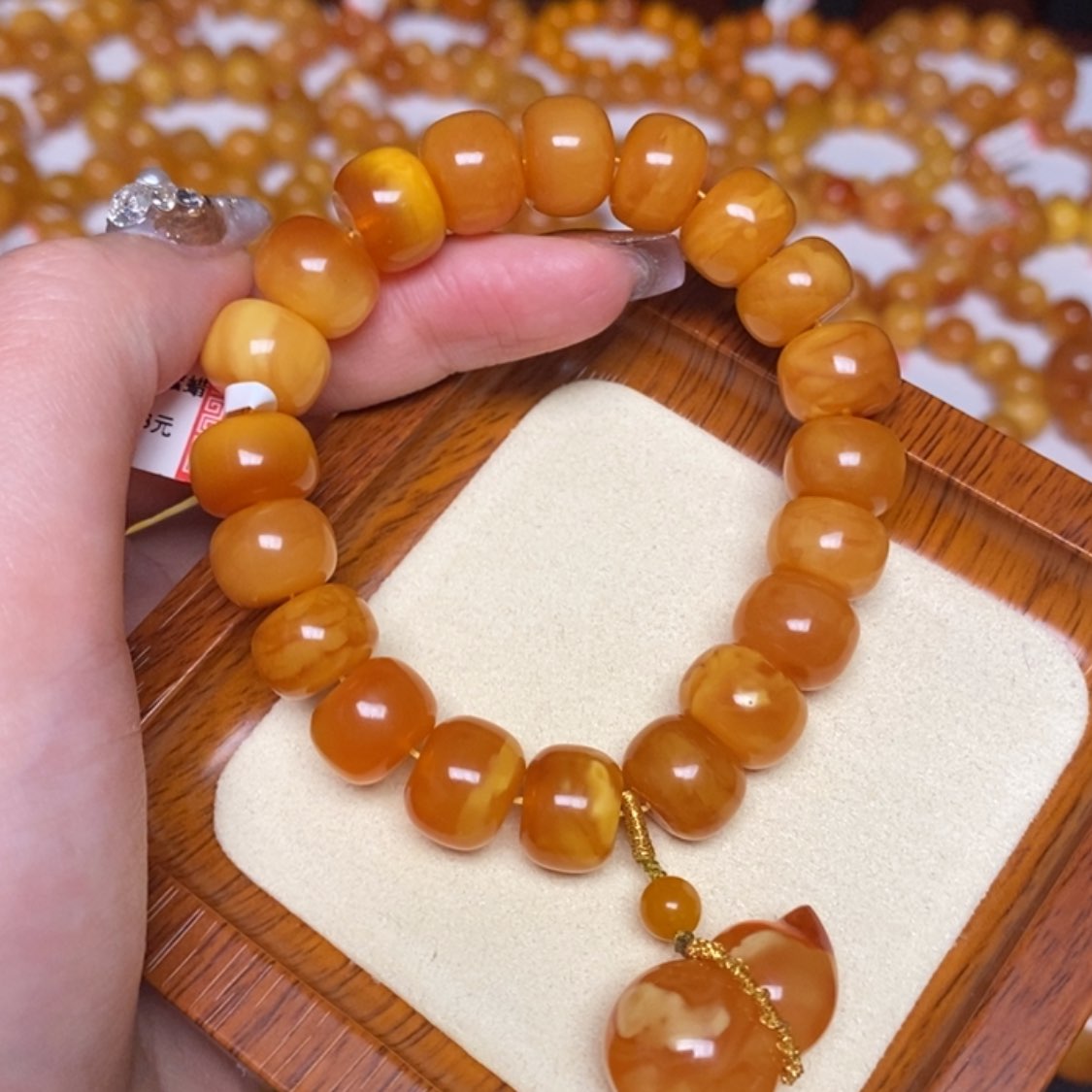 【闪购商品】蜜蜡手链未镶嵌手串