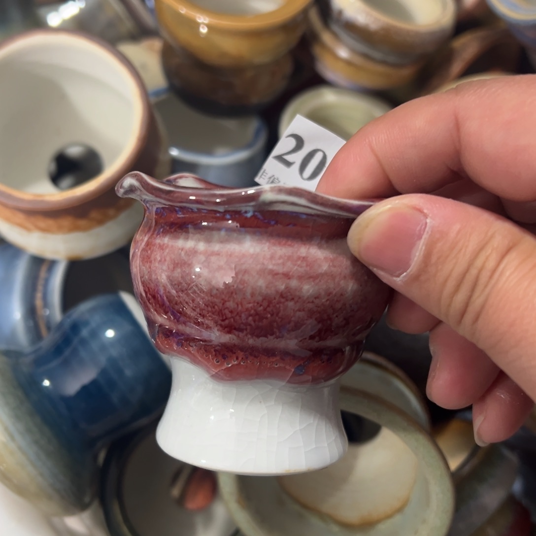 红陶景德镇手工花盆