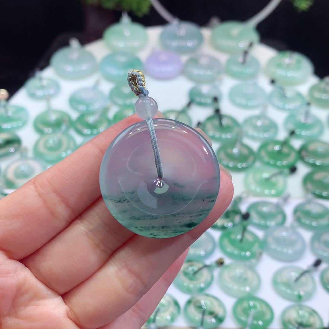 颈饰未镶嵌翡翠13尺寸34.1*6.2