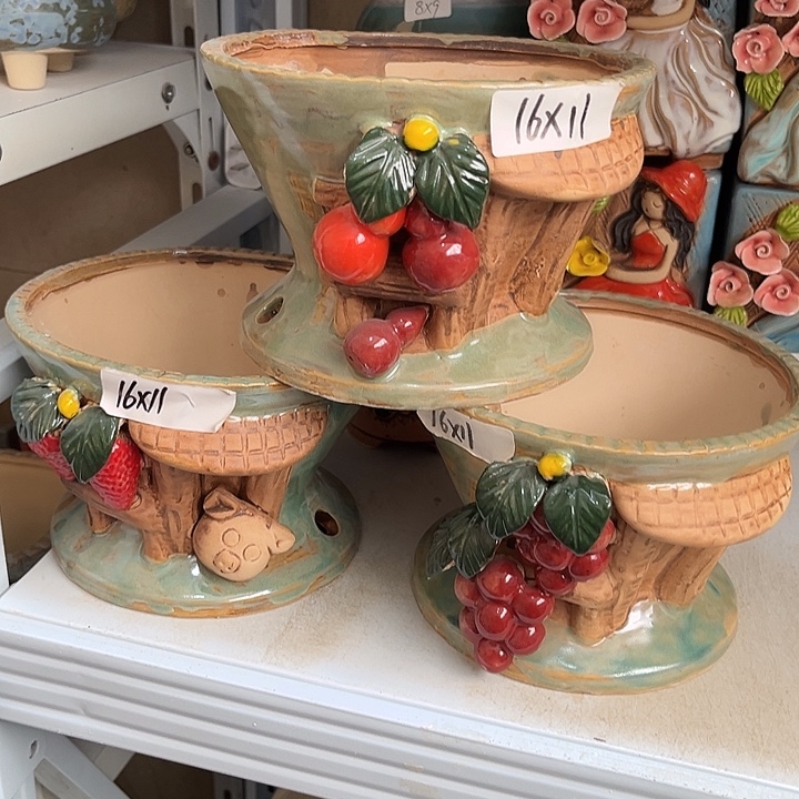 粗陶材质多肉花盆