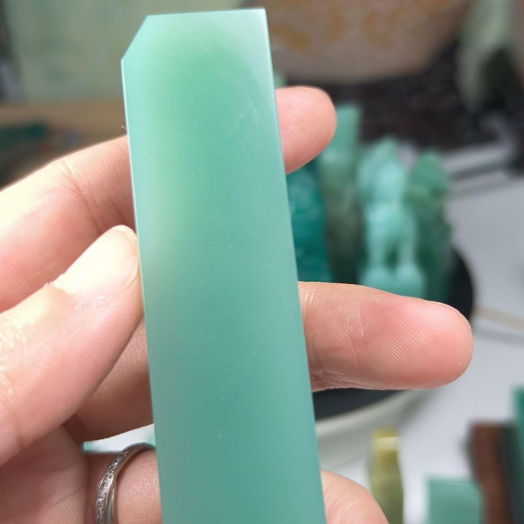 L***生印石寿山石梅子青印章