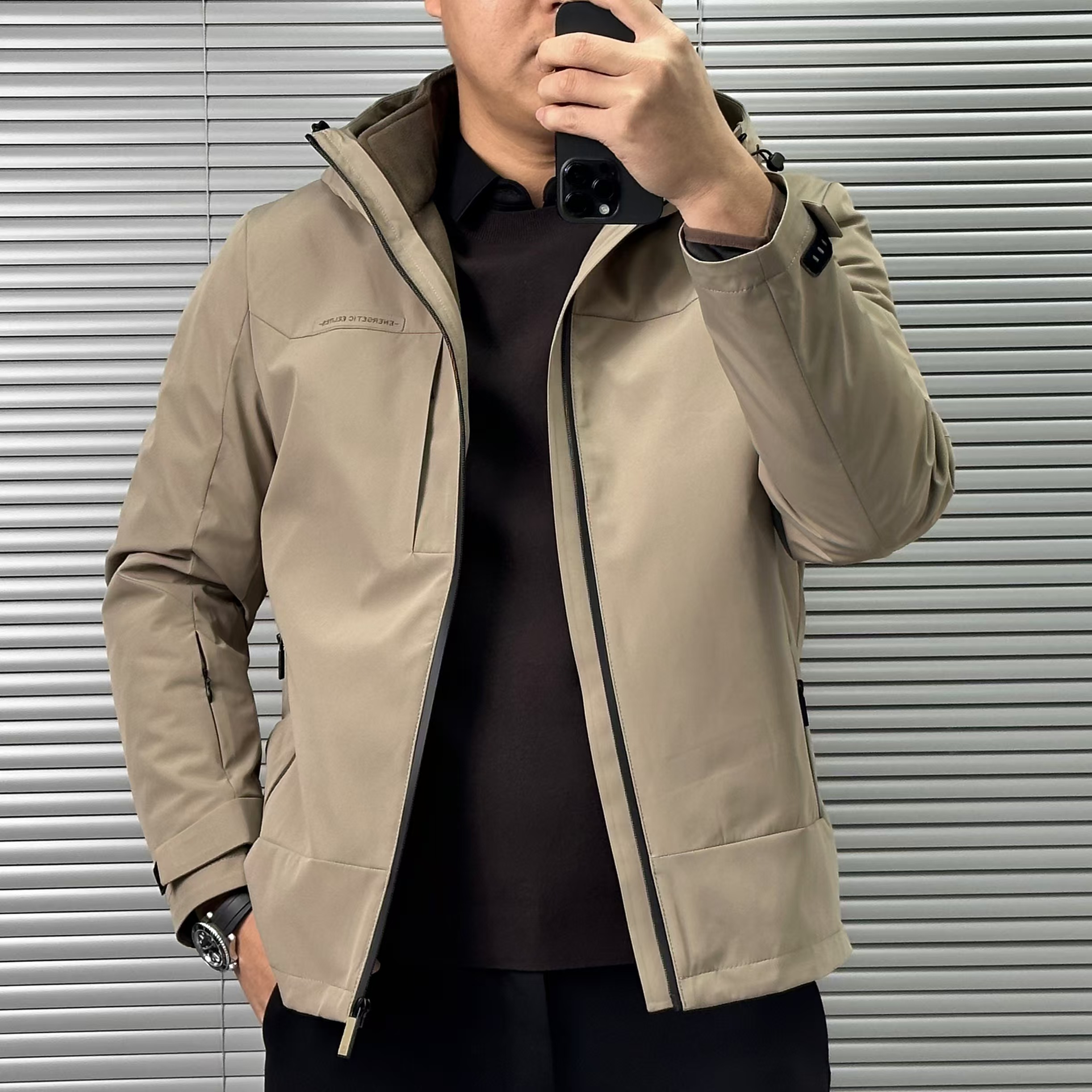 【巴尔赫】冬季男士高端轻奢时尚保暖加厚三合一羽绒服外套82479