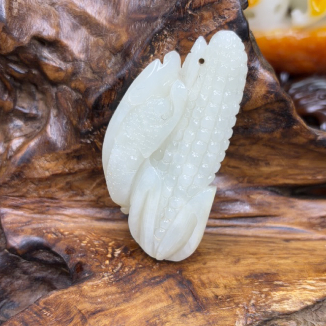 新疆和田玉，56克.玉米