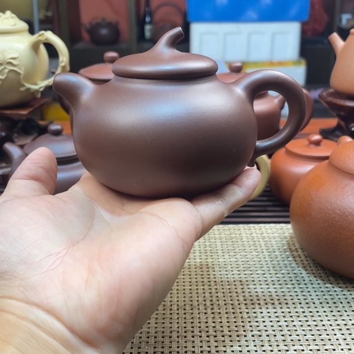 茶壶紫砂R****k紫泥瓜趣壶