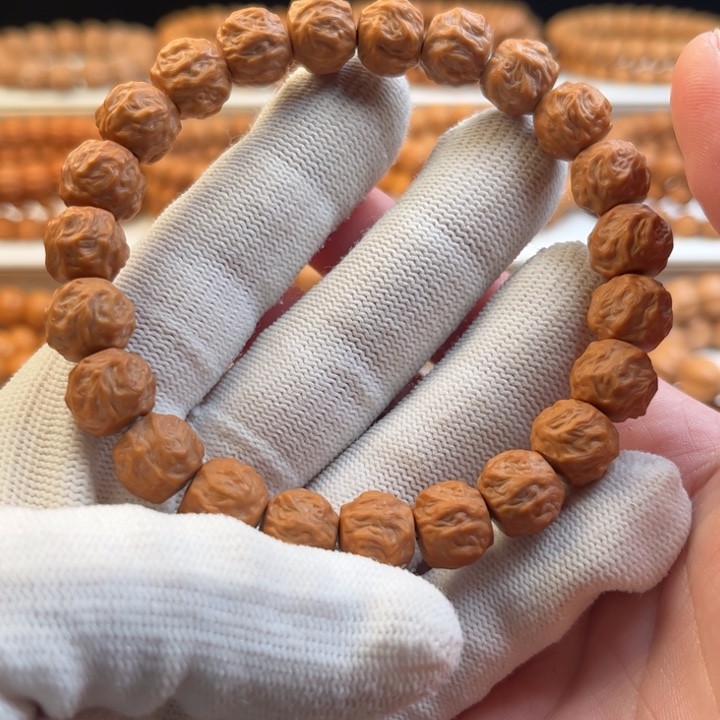 猴头核桃手串微瑕龙蛇