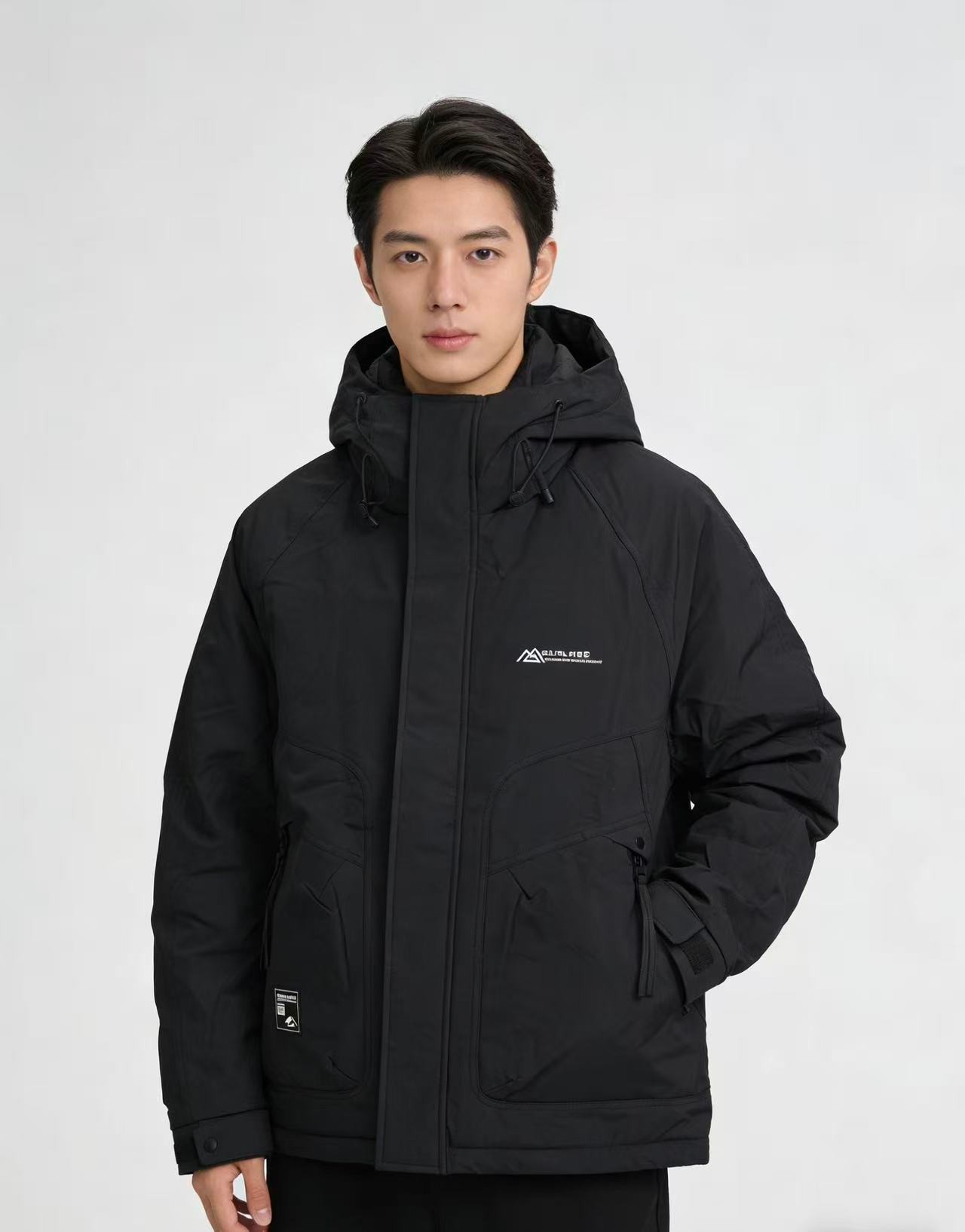 66218冬季时尚休闲百搭连帽防寒服