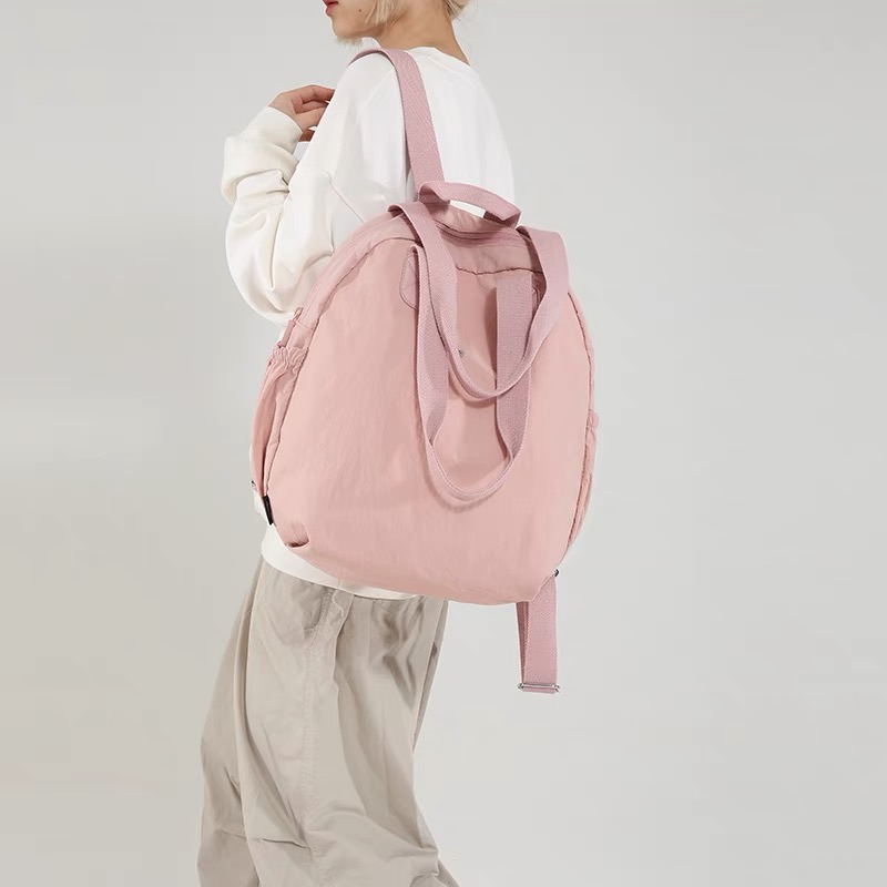 时尚小众大容量贝壳包旅行包休闲运动双肩包防水健身包上课通勤包