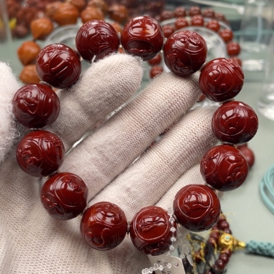 佛***橄榄核手串橄榄核