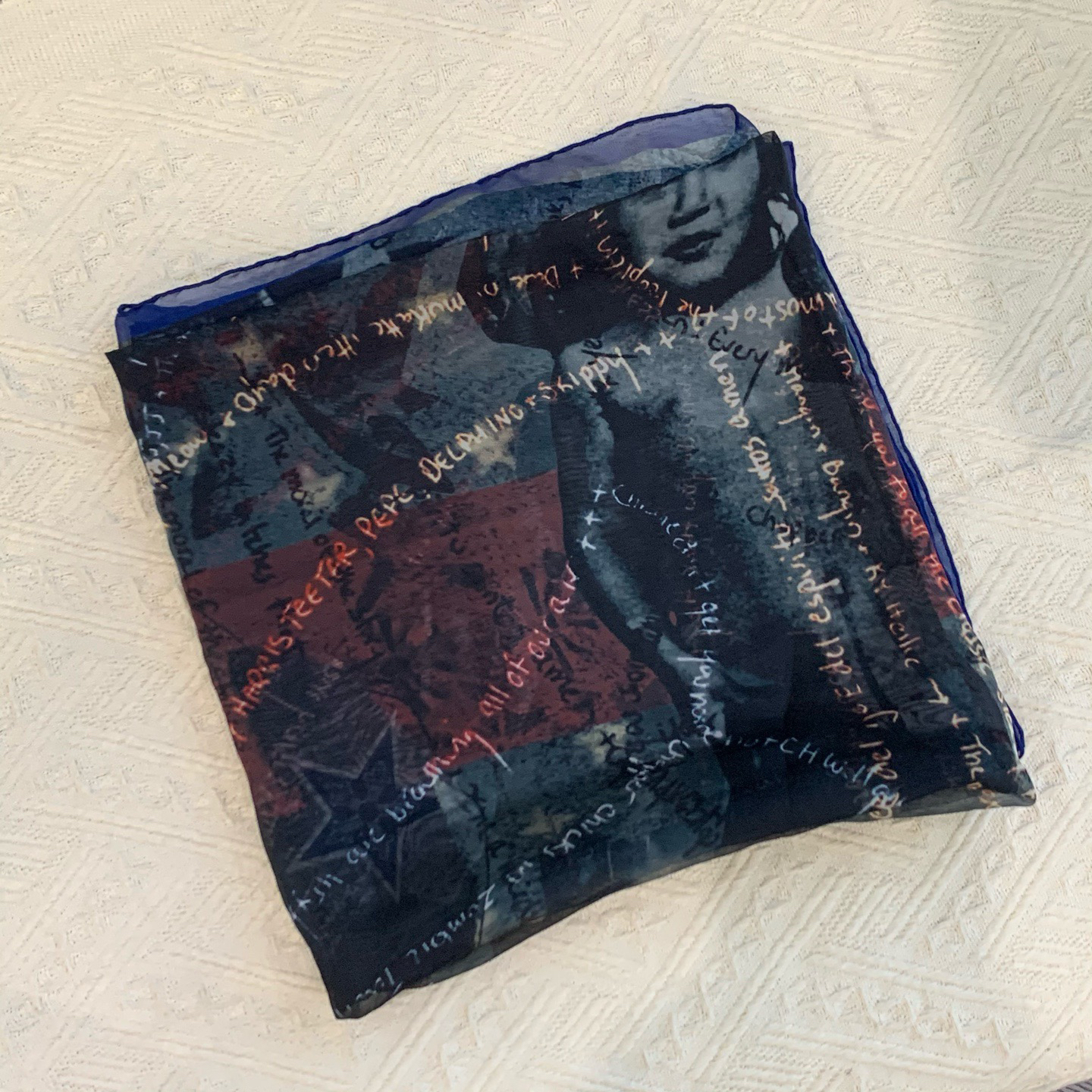 99新 Chrome Hearts/克罗心 丝巾 十字架 彩色大方巾 