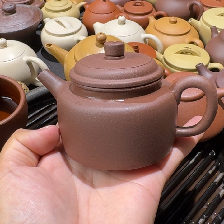 茶壶紫砂底槽清德钟170cc