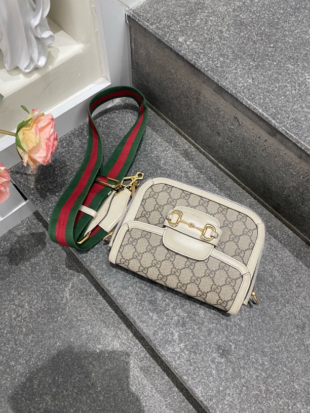 95新 GUCCI/古驰 95新 mini1955马鞍单肩斜挎包