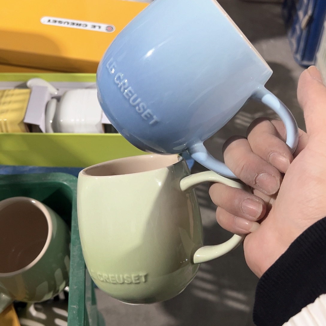 陶瓷 +-+××+大肚杯 抹茶绿  天蓝色