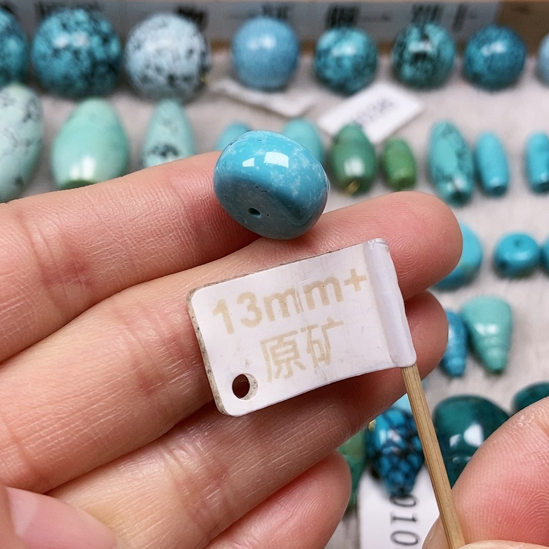 未镶嵌绿松石珠宝半成品