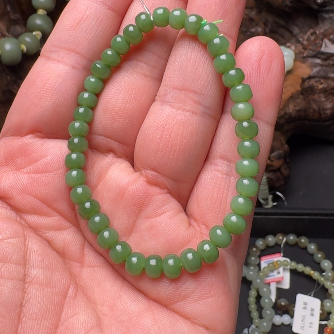 和田玉手链未镶嵌6