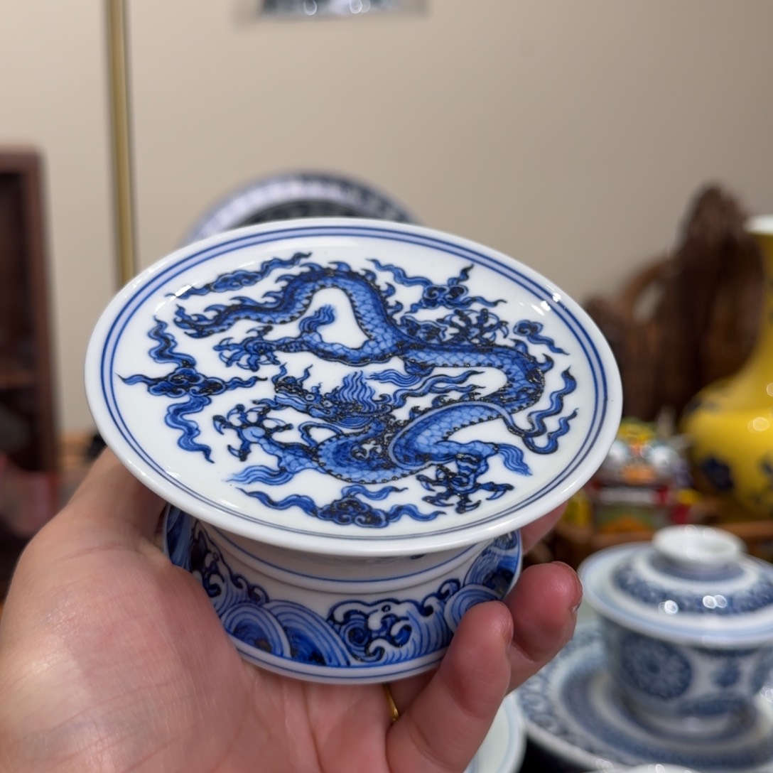 摆件景德镇雯华堂盖置