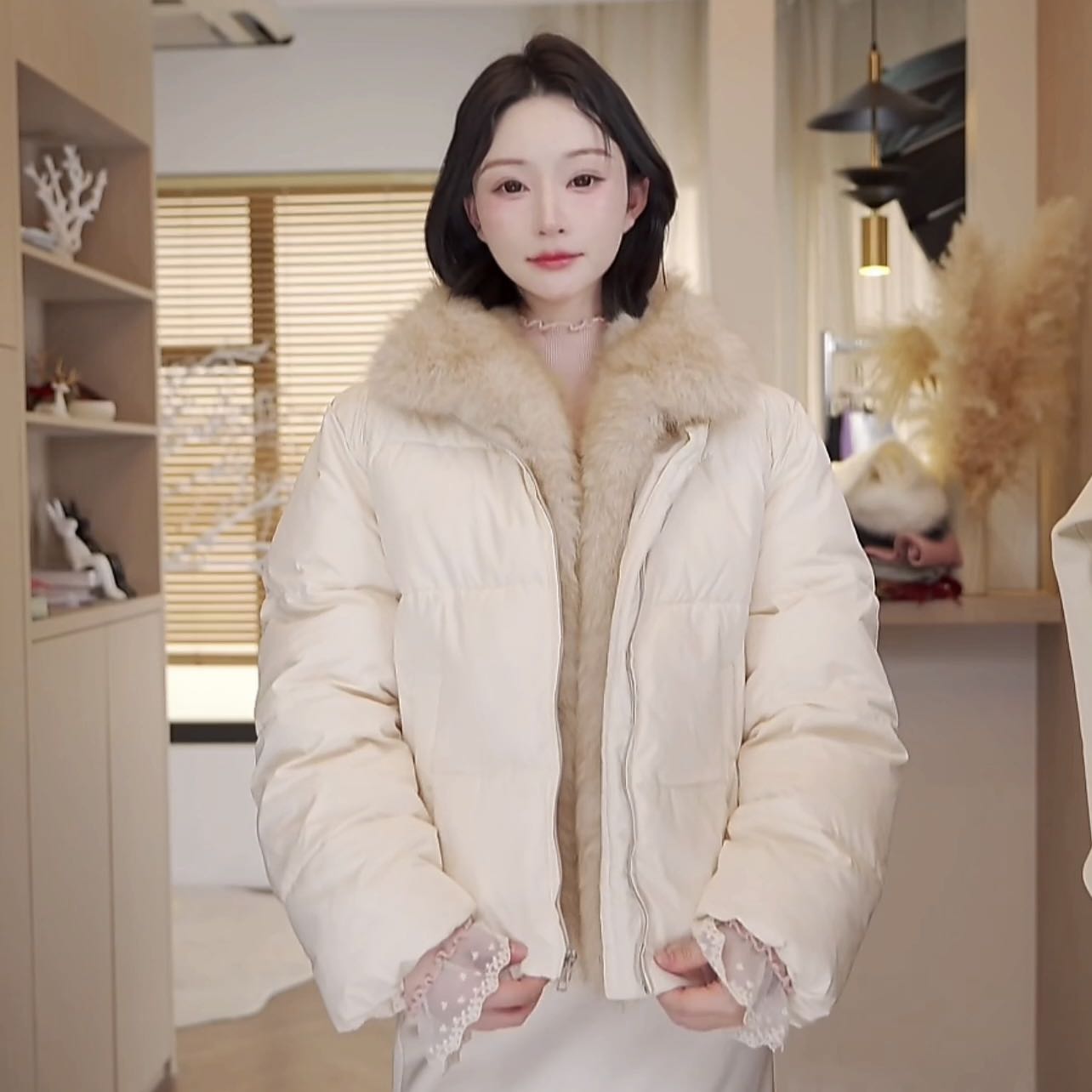 包袖常规款领小廓形百搭时尚韩版宽松