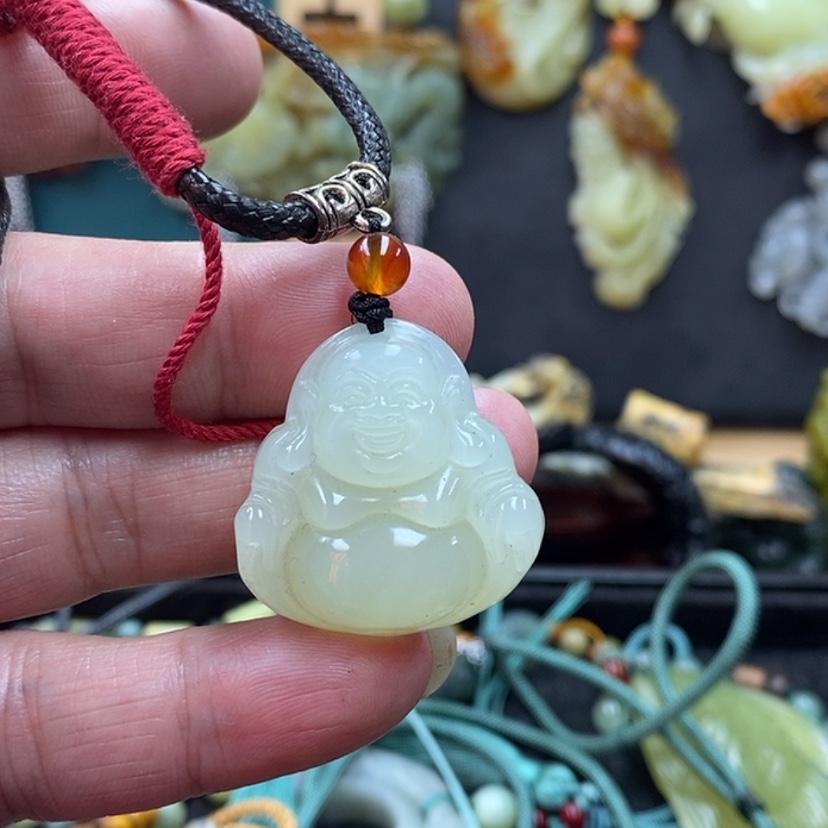 【闪购商品】蛇纹石玉吊坠未镶嵌