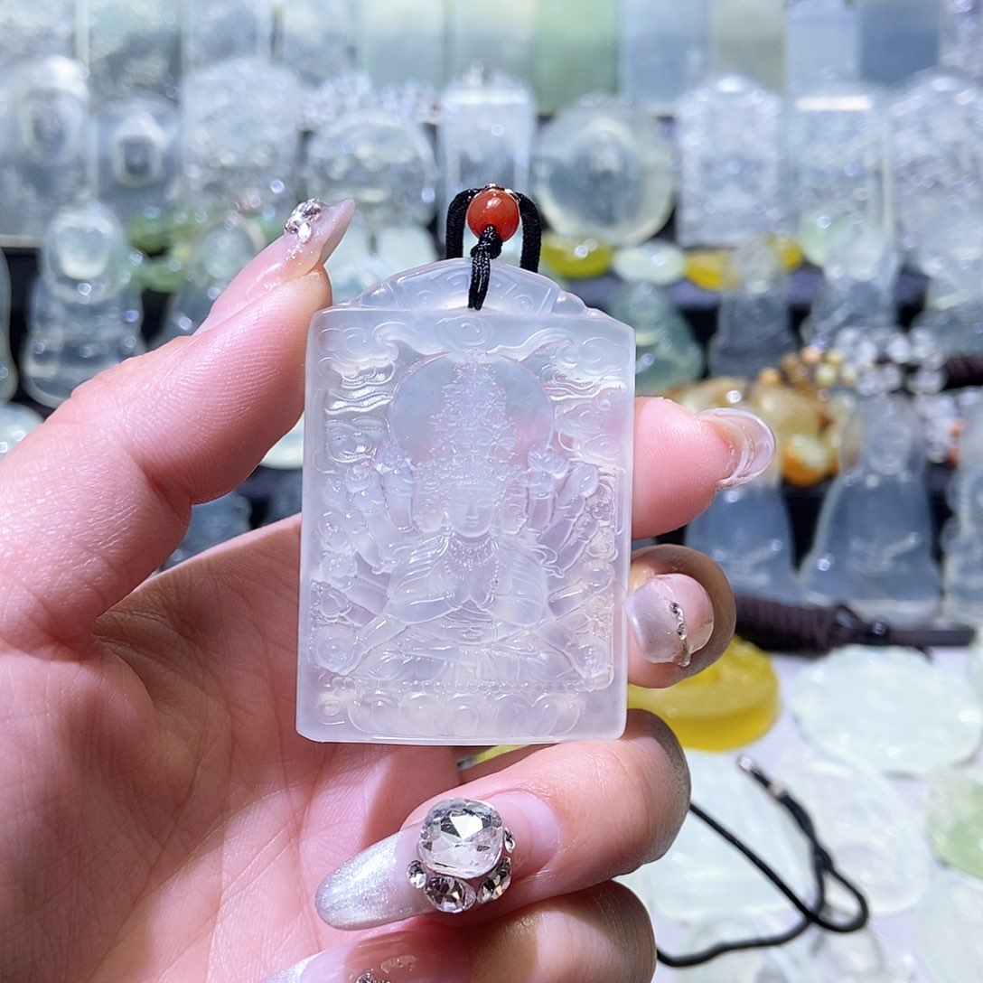 岫玉吊坠未镶嵌吊坠