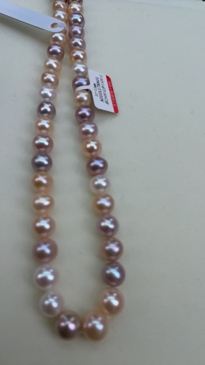 10-11极光炫彩糖果链淡水珍珠