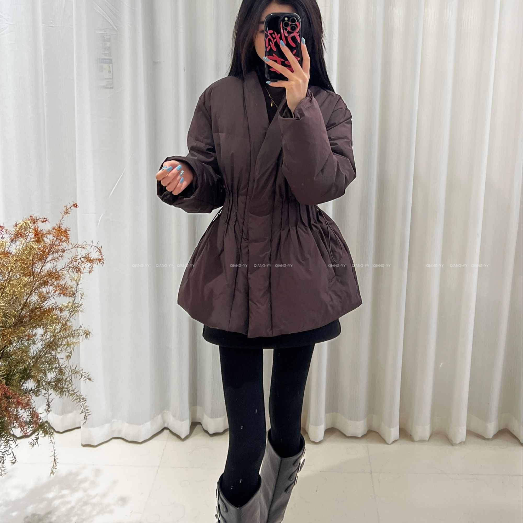 长袖羽绒服加厚款休闲女加厚女装150