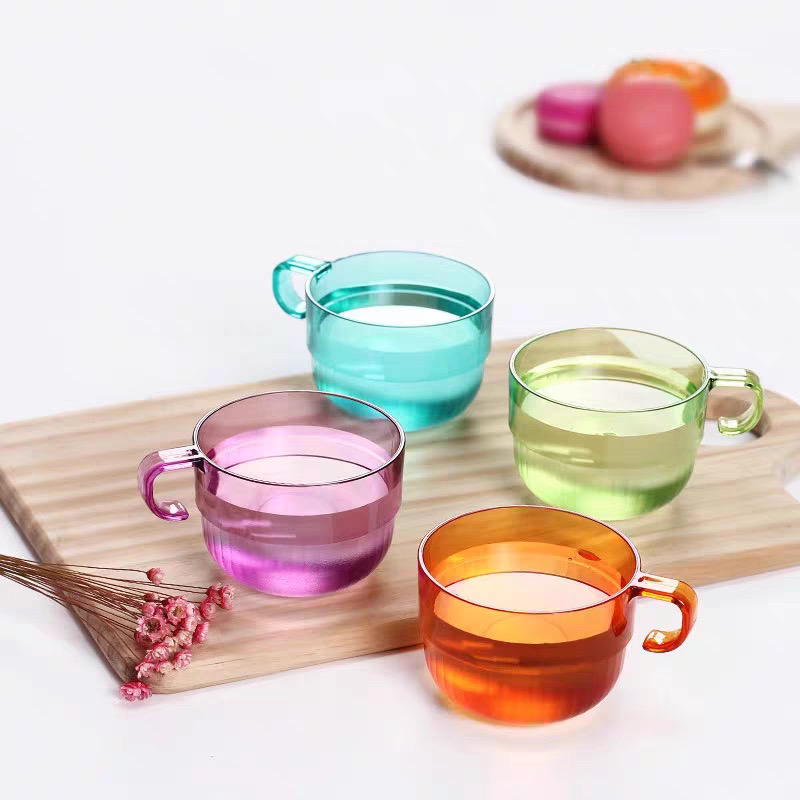 特百惠190毫升晶莹小水杯可微波冷冻咖啡牛奶酒水