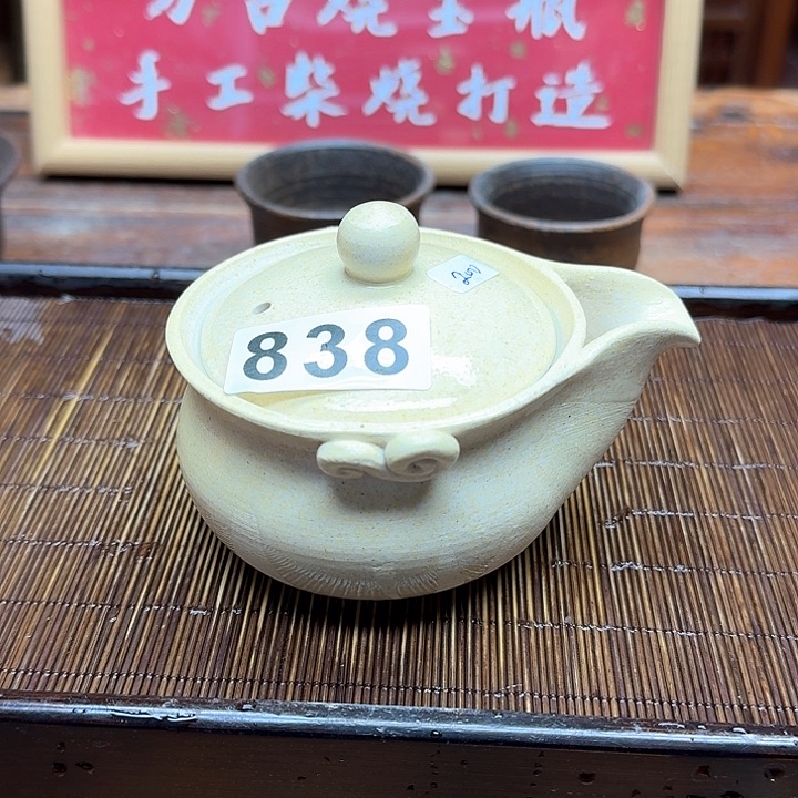 纯手工制作粗陶茶具