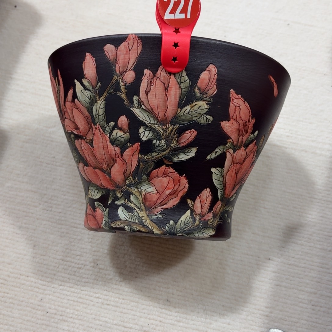 空***气花盆紫砂陶瓷多肉花盆微瑕