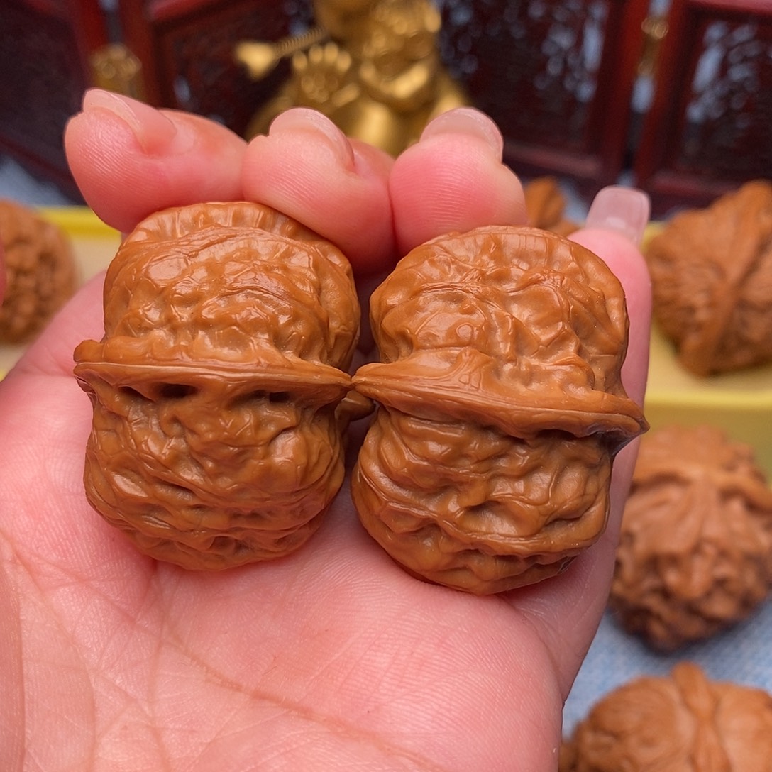 把件文玩核桃39全品毕业门头沟元宝