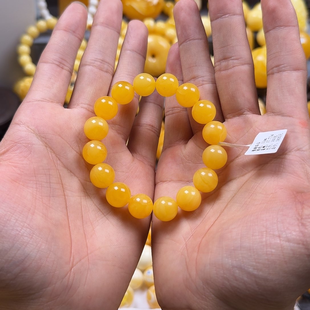 蜜蜡珠宝奇石未镶嵌12mm