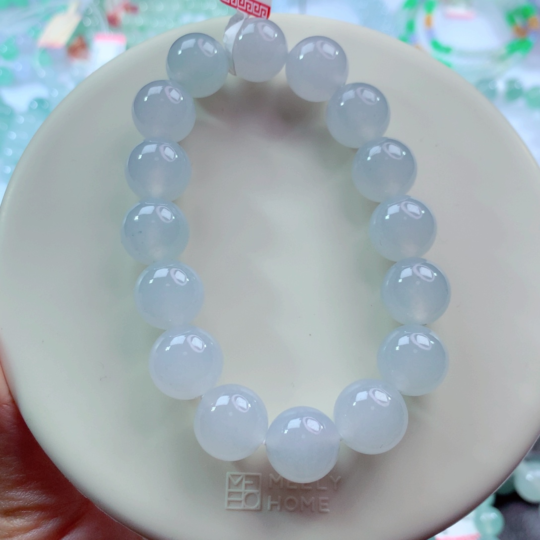 翡翠未镶嵌手链卡12.4