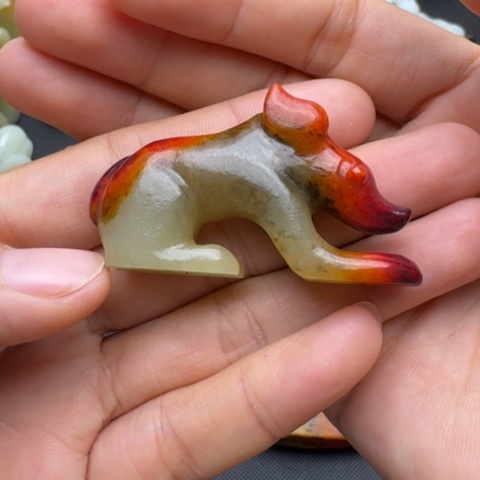 和田玉未镶嵌挂件于*