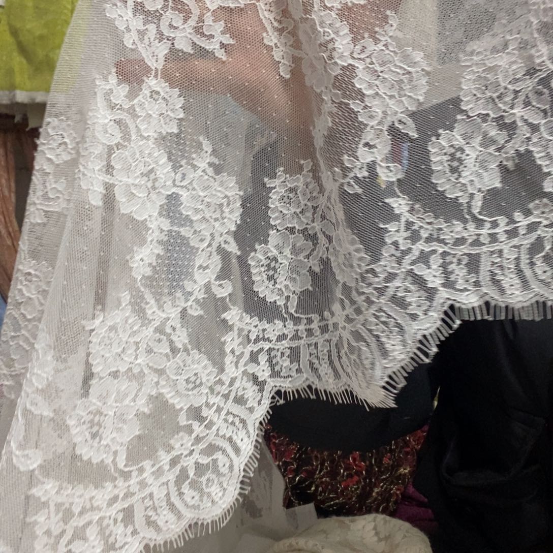 1.5米睫毛法式蕾丝面料