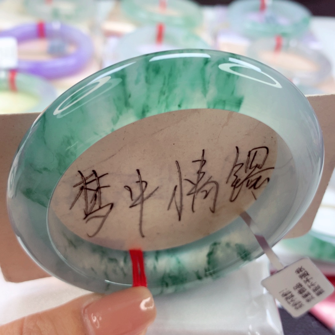 翡翠手镯未镶嵌师妹行家货段家玉