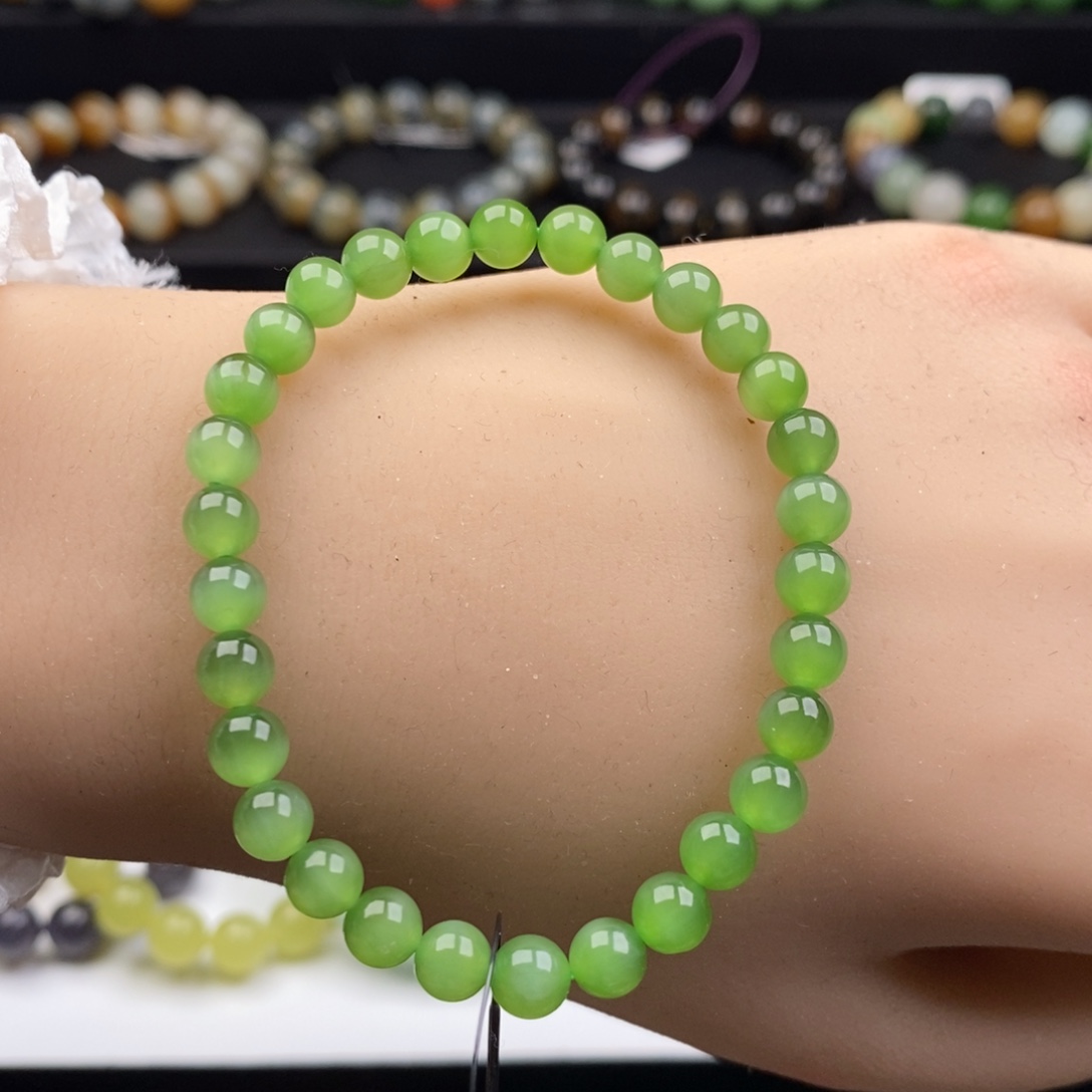 和田玉未镶嵌手链