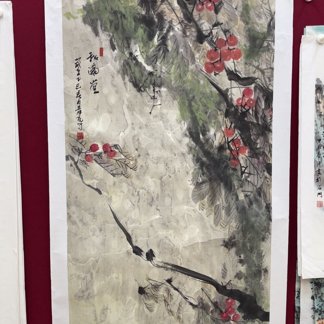 老***壶国画卡纸的制作方法和制作