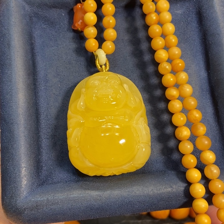 蜜蜡颈饰未镶嵌蜜蜡