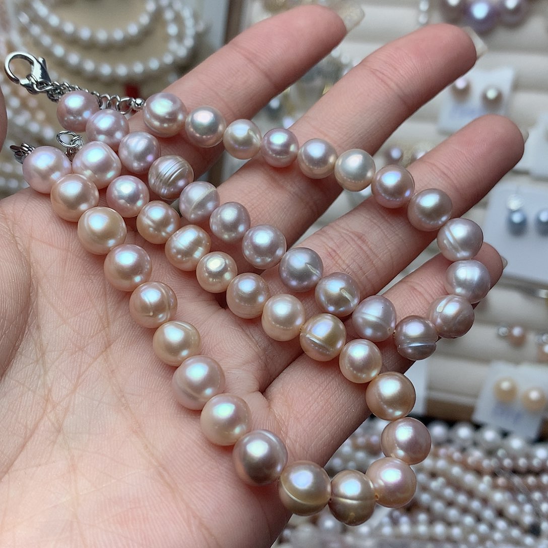 淡水珍珠8-9未镶嵌sl14手链