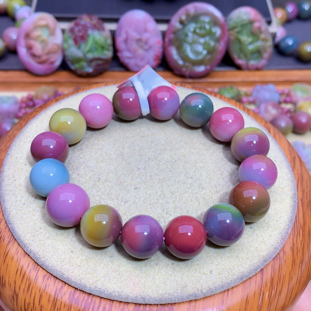 手链玛瑙未镶嵌盐源