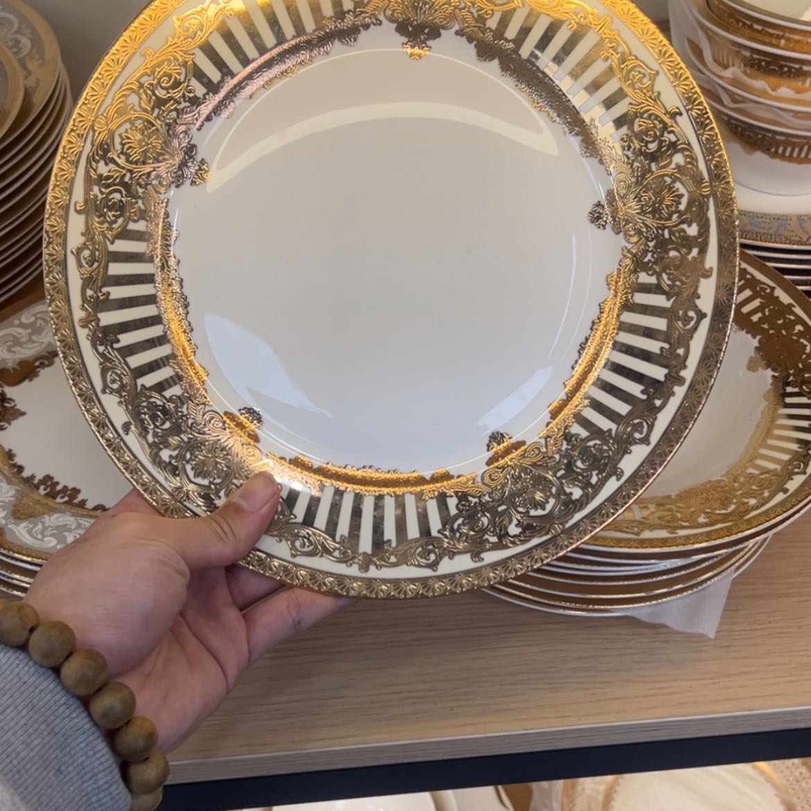 【闪购商品】瓷片10.5寸平盘孤品福利