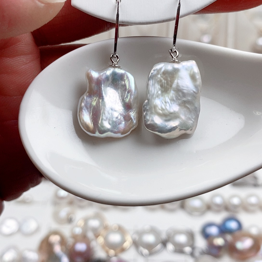 淡水珍珠银S925镶嵌颈饰