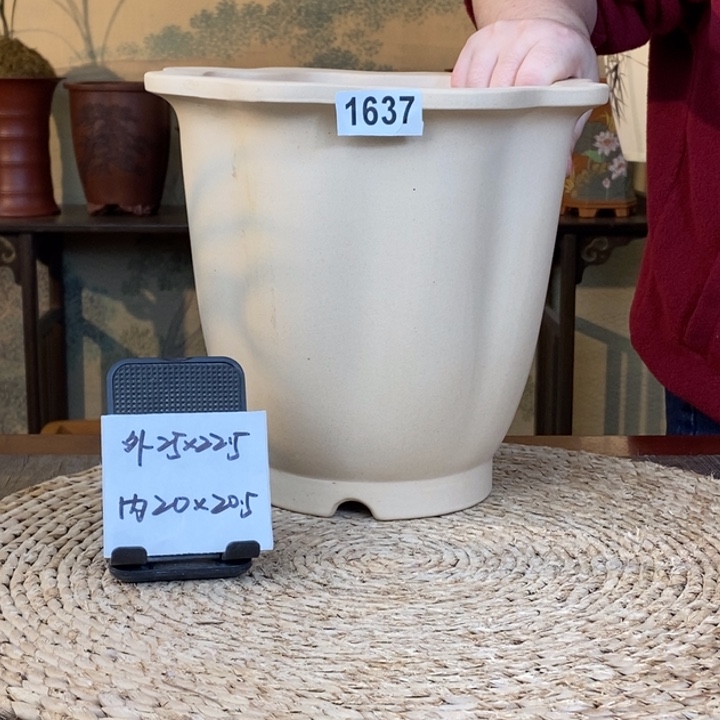 花盆紫砂  白玉段奎口八方孤品