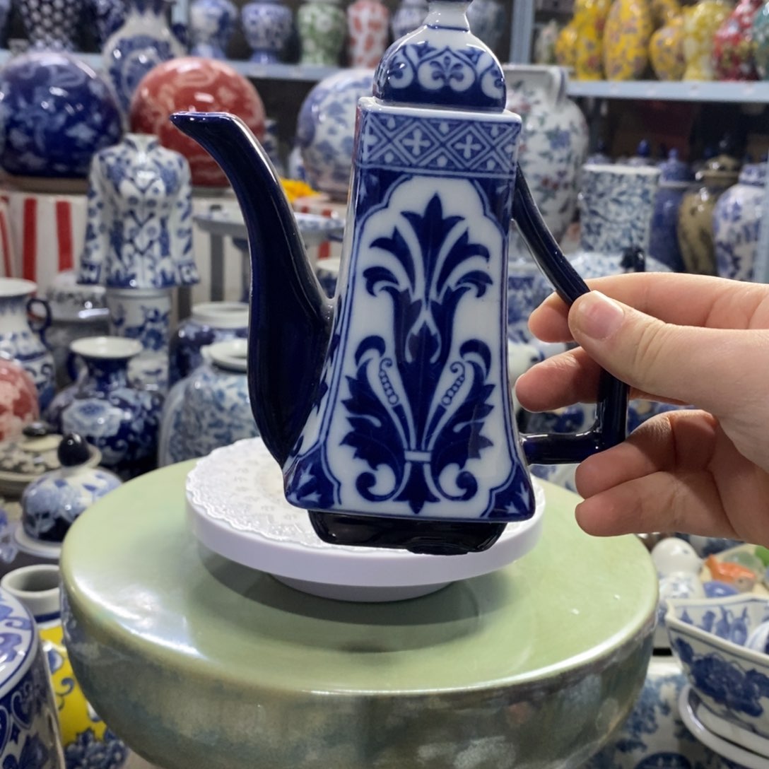 瓶茶壶微瑕花瓶摆件花瓶