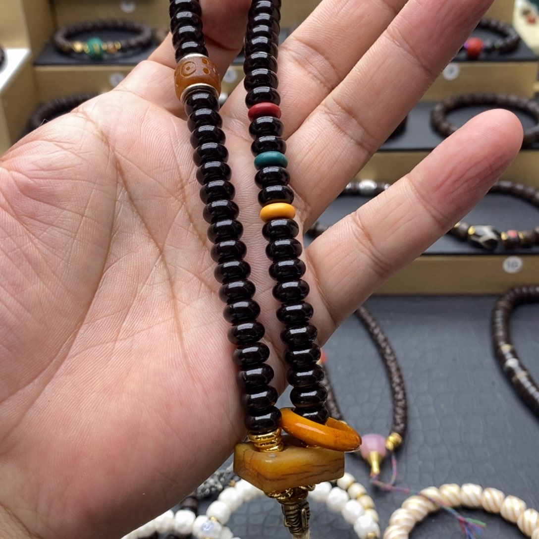 椰蒂手串算盘珠手持搭配款9m
