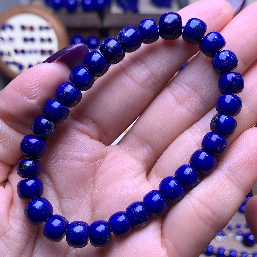 青金石未镶嵌8.4m老型多金