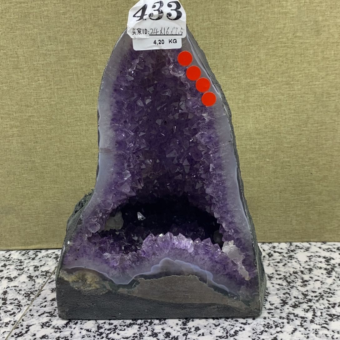 未镶嵌大型摆件（非配饰）水晶紫水晶433