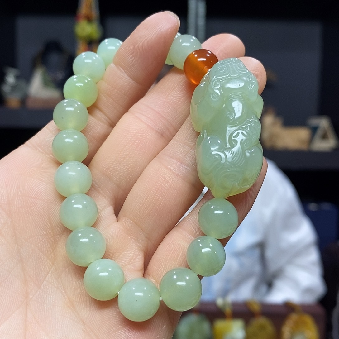 岫玉未镶嵌挂件挂件