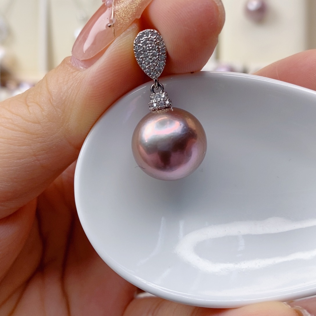 淡水珍珠吊坠(赠链)合金